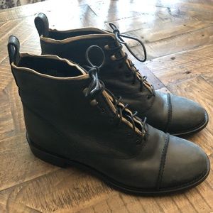 Jcrew Military style leather boots